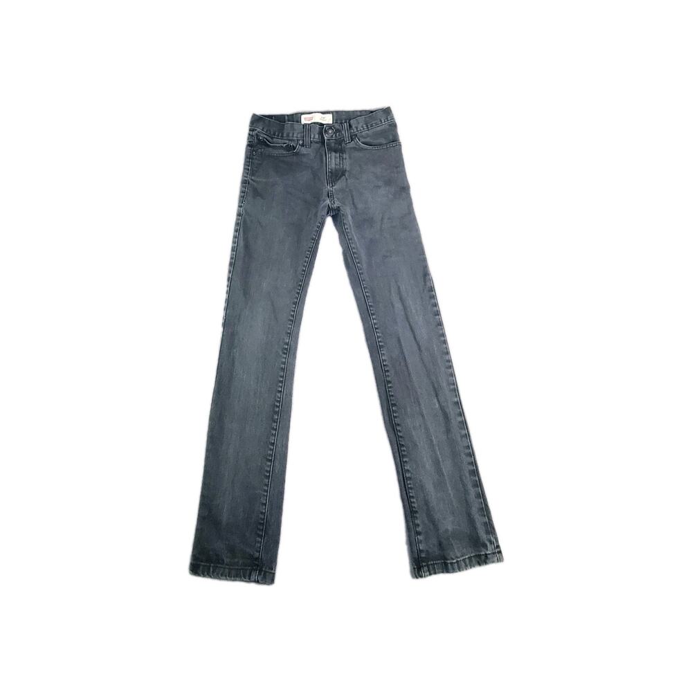 Levi's 510 Men's 28x28 Skinny Jeans Black Denim Pants Casual C15